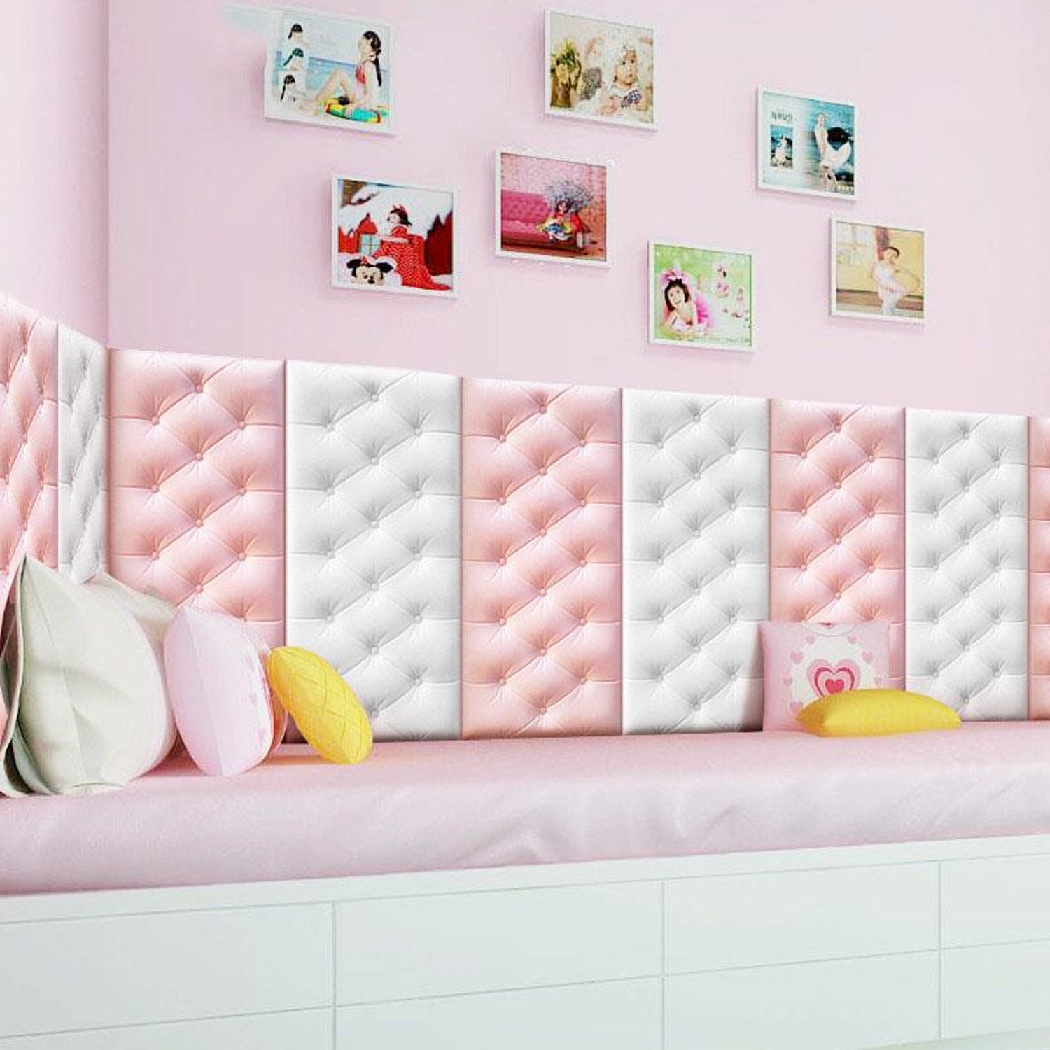 9039 Pink 3D Adhesive wallpaper for living Room. Room Wall Paper Home Decor Self Adhesive Wallpaper DeoDap 9039 Pink 3D Adhesive wallpaper for living Room. Room Wall Paper Home Decor Self Adhesive Wallpaper DeoDap